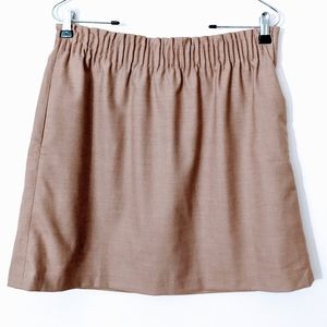 J CREW Factory Tan Sidewalk Skirt Size 10